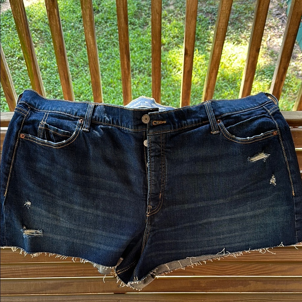 Old Navy Dark Blue Jean Shorts